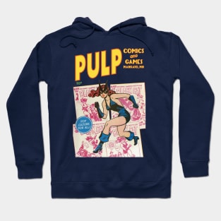 Pulp Black Cat Collage Hoodie